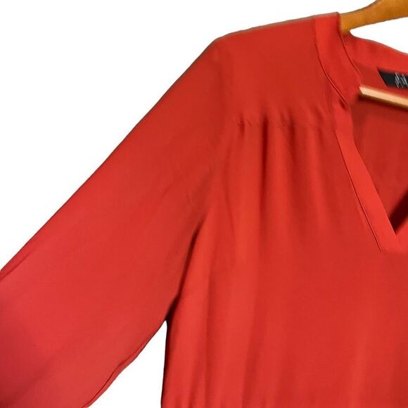 3 for $30! Fate orangey long sleeve dress. - Picture 7 of 11